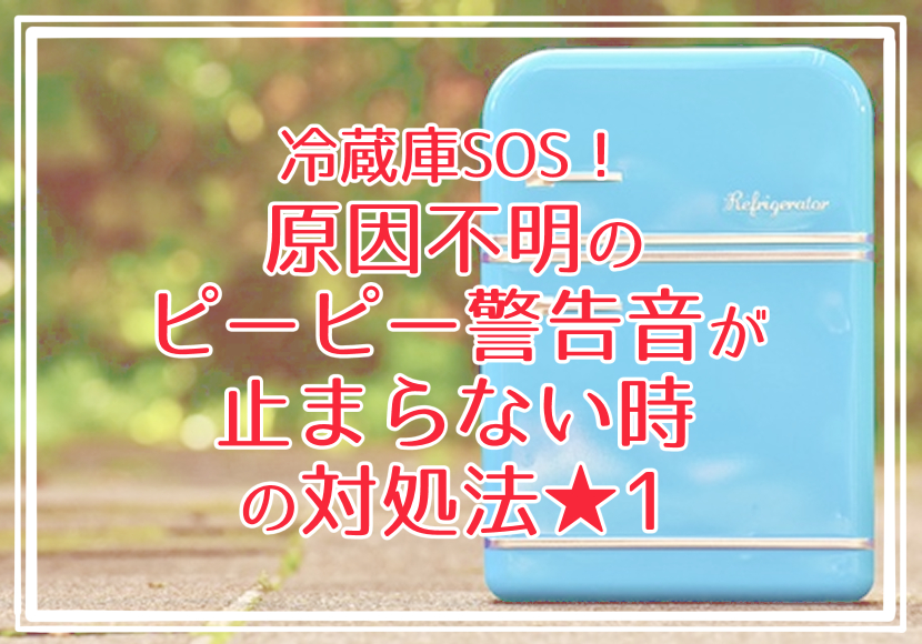 冷蔵庫SOS！冷蔵庫のピーピーが止まらない★まさかの原因を発見！