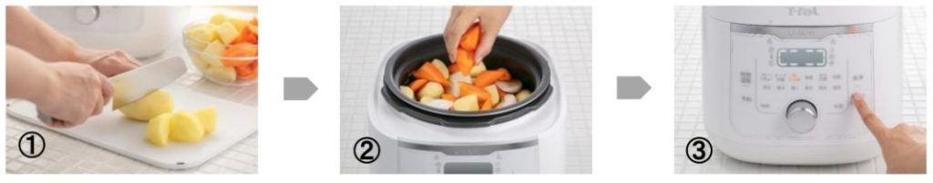 ティファール ラクラ・クッカー旨味電気圧力鍋4L[CY3601JP]とプラスコンパクト[CY353AJP]の違いを比較！口コミや評判をレビュー！